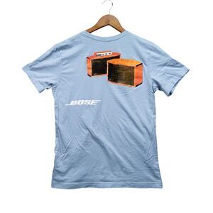 WILLY CHAVARRIA X Bose Speakers Collab T Shirt Blue RARE! Men's sz M
